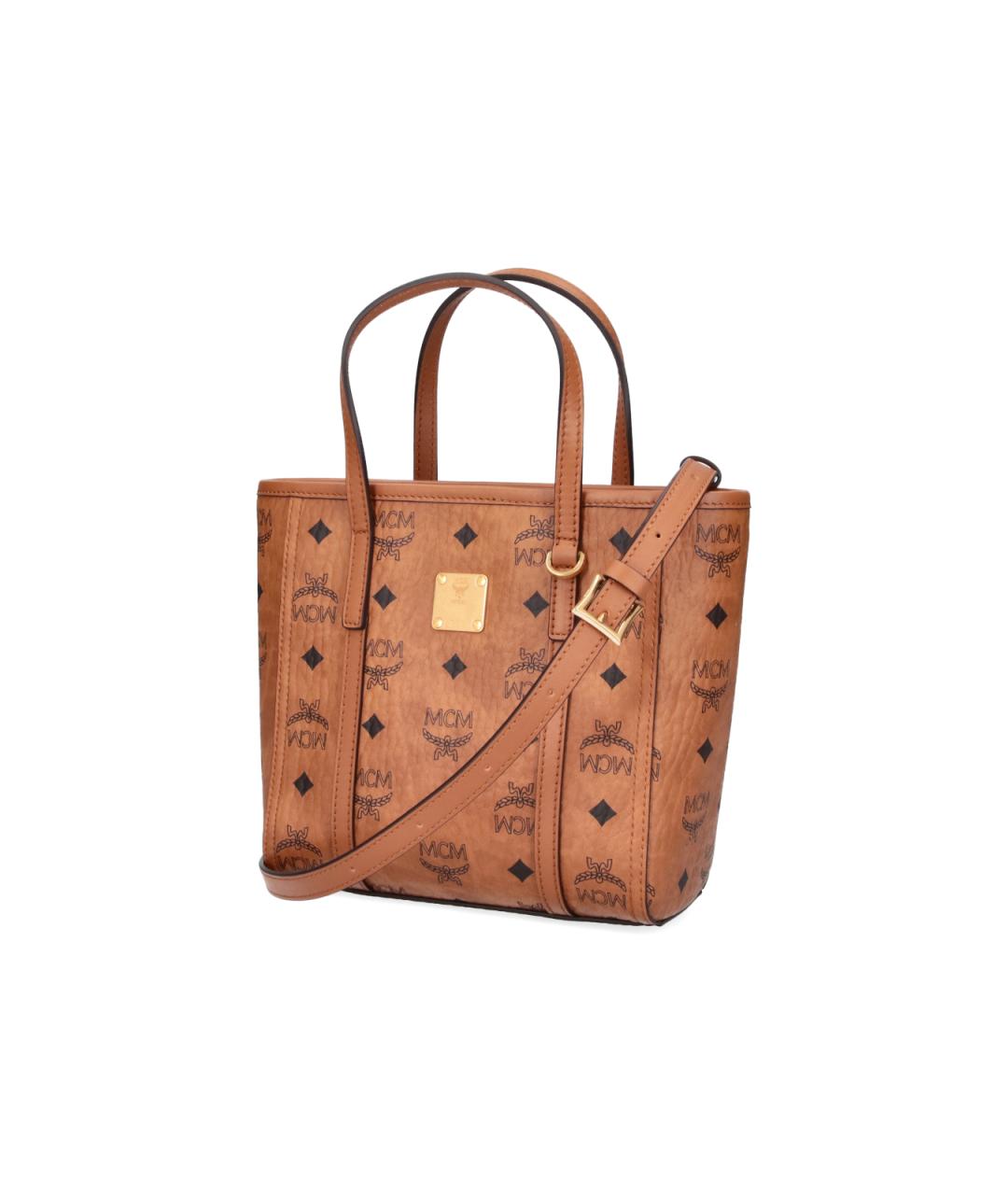 MCM Коричневая сумка тоут, фото 2