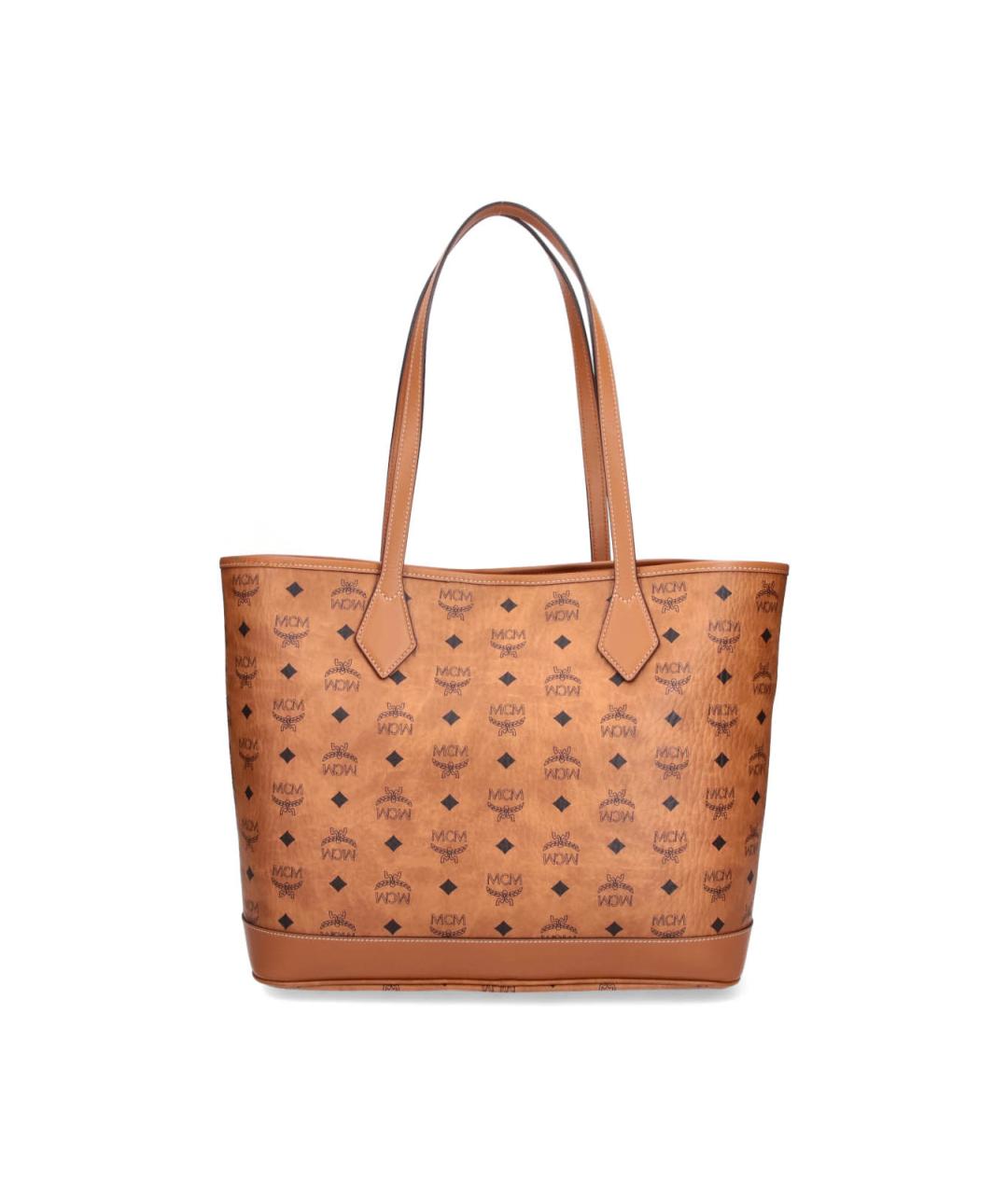 MCM Коричневая кожаная сумка тоут, фото 3