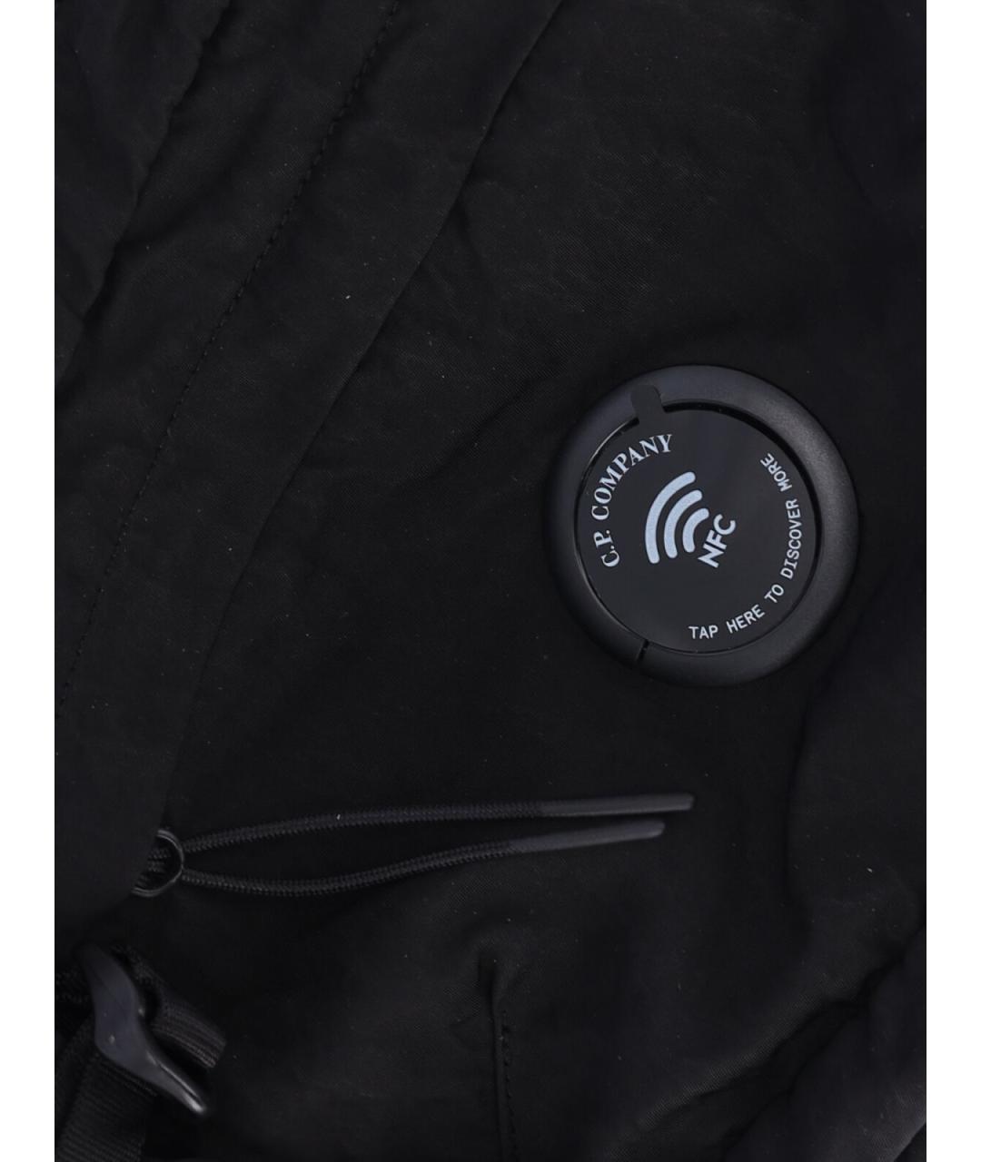 CP COMPANY Черная нейлоновая поясная сумка, фото 5