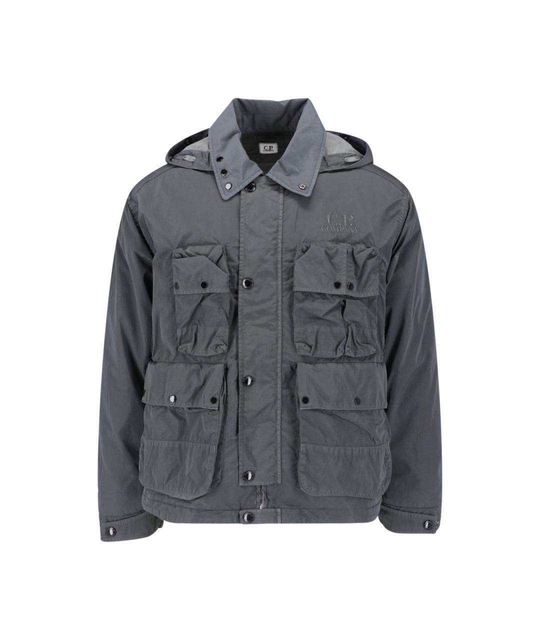 CP COMPANY Черная полиамидовая куртка, фото 1