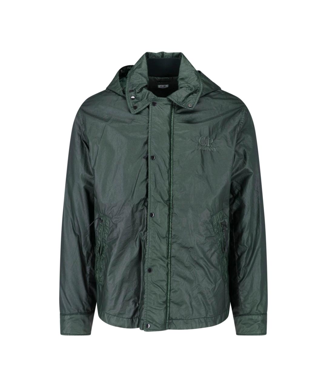 CP COMPANY Зеленая полиамидовая куртка, фото 1