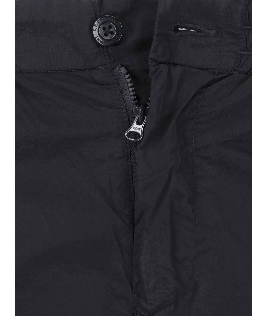 CP COMPANY Черные полиамидовые повседневные брюки, фото 5