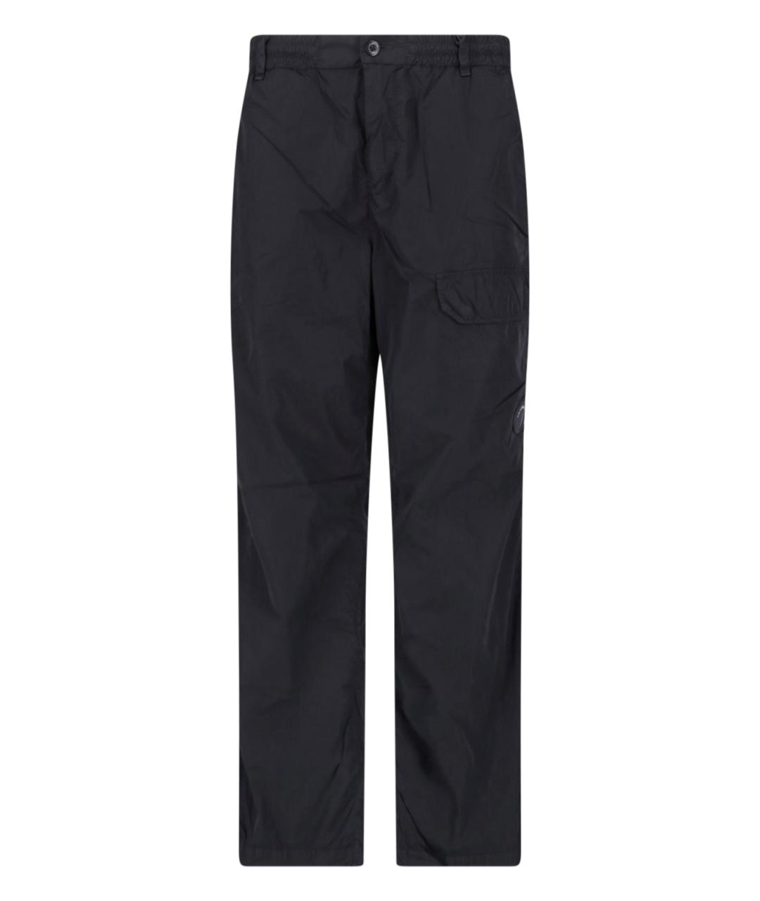 CP COMPANY Черные полиамидовые повседневные брюки, фото 1