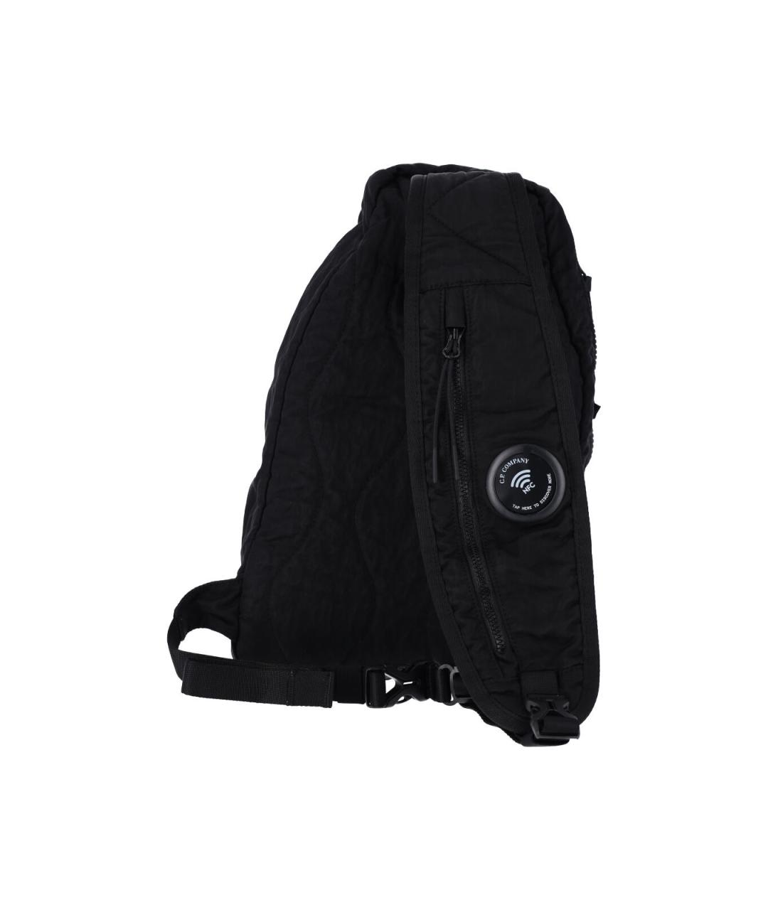 CP COMPANY Черная нейлоновая сумка на плечо, фото 3