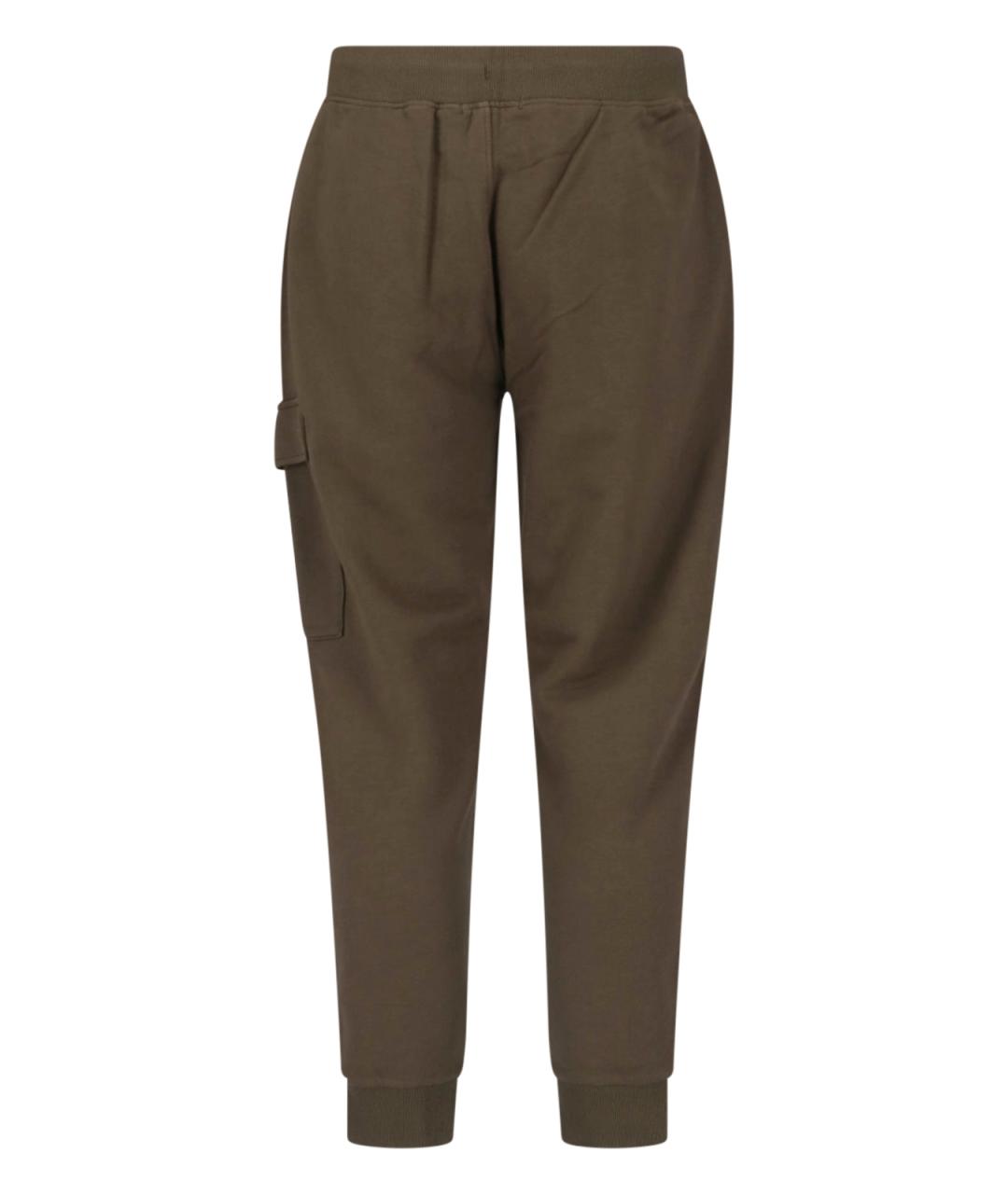 CP COMPANY Зеленые хлопковые повседневные брюки, фото 2