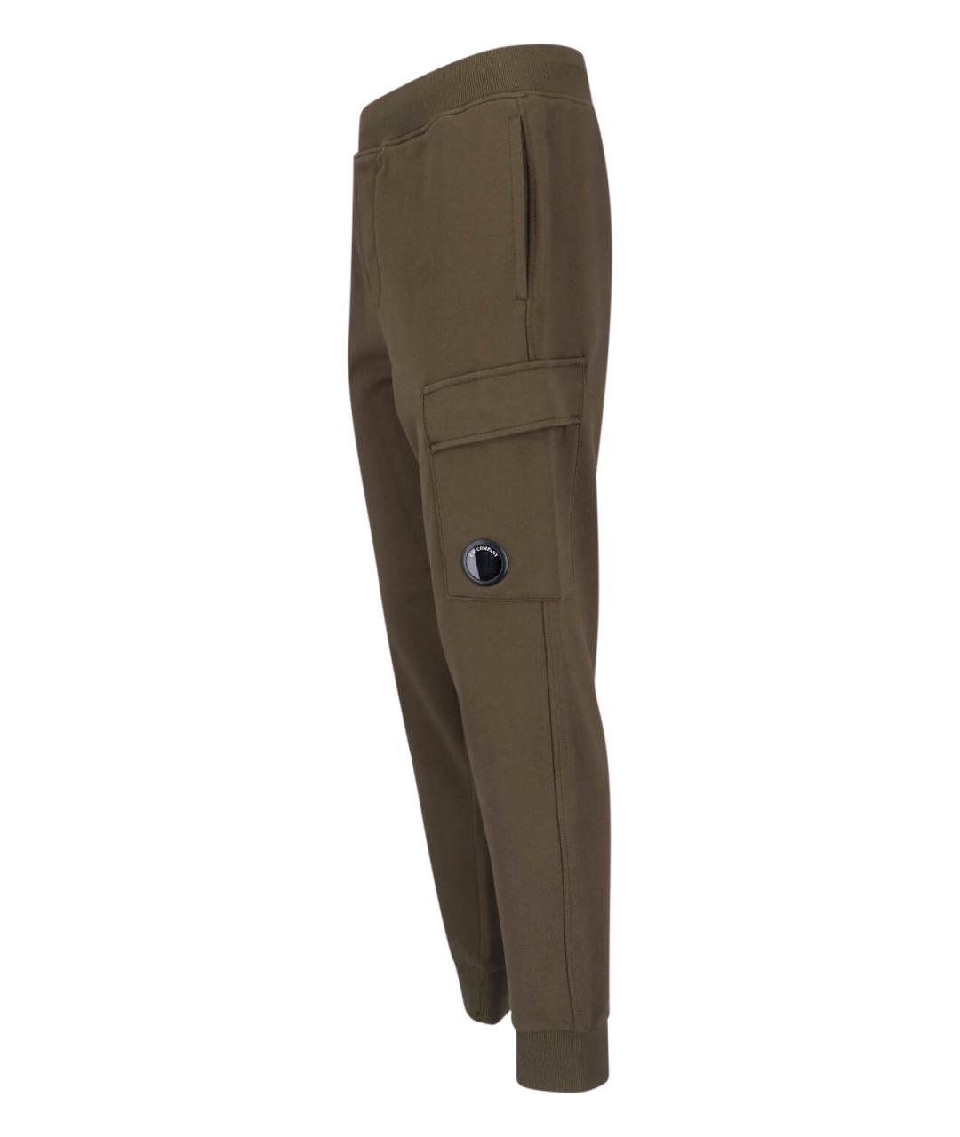 CP COMPANY Зеленые хлопковые повседневные брюки, фото 3