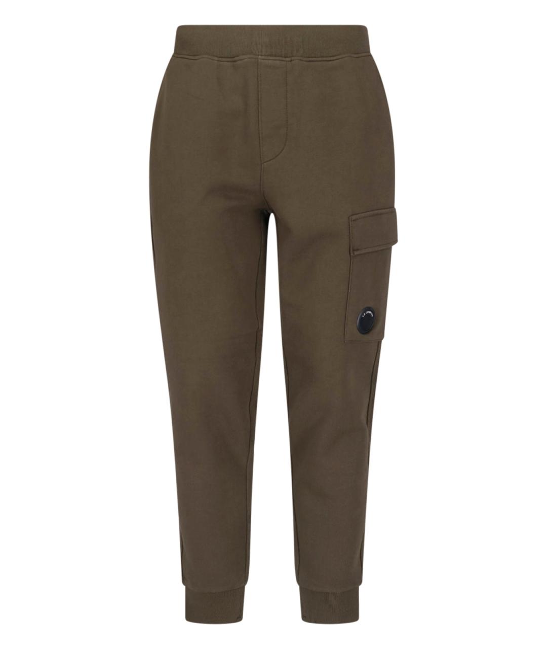 CP COMPANY Зеленые хлопковые повседневные брюки, фото 1