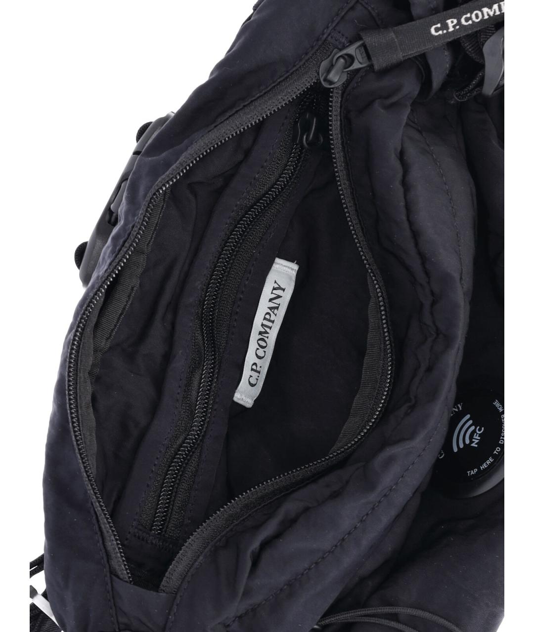 CP COMPANY Синяя нейлоновая поясная сумка, фото 4