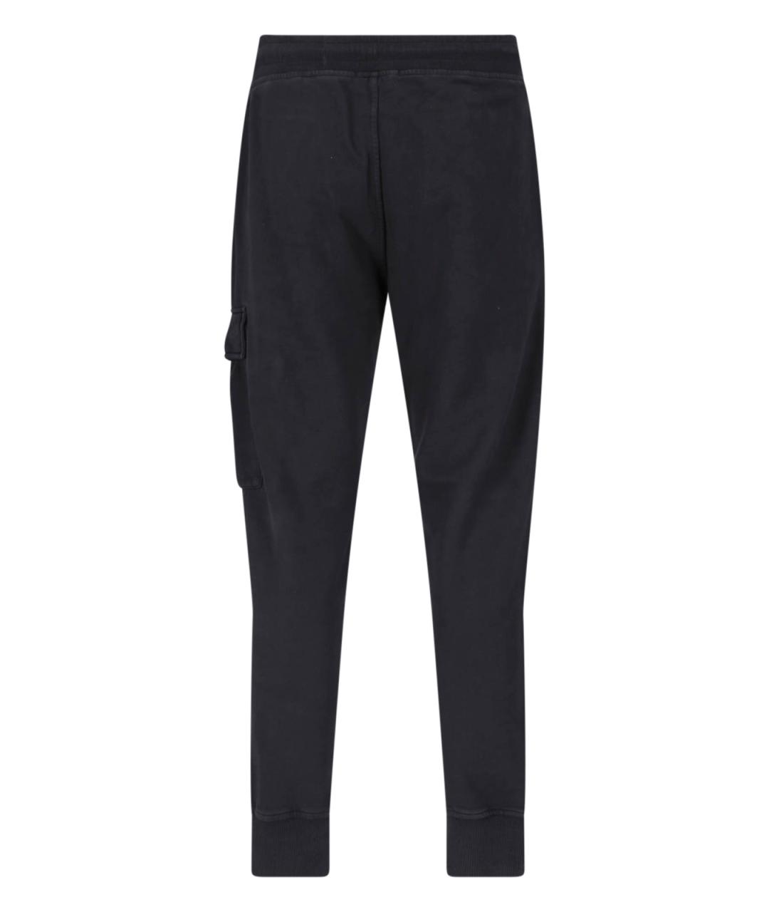 CP COMPANY Черные хлопковые повседневные брюки, фото 2