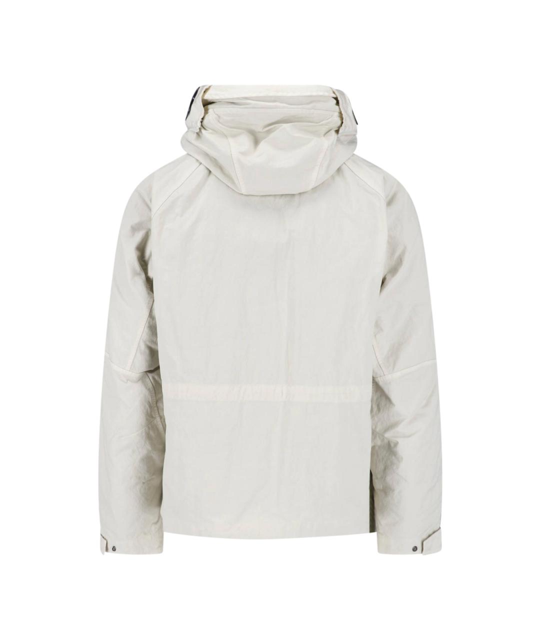 CP COMPANY Бежевая полиамидовая куртка, фото 2