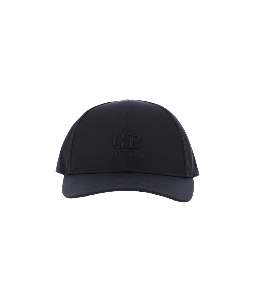 CP COMPANY Черная синтетическая кепка/бейсболка, фото 1