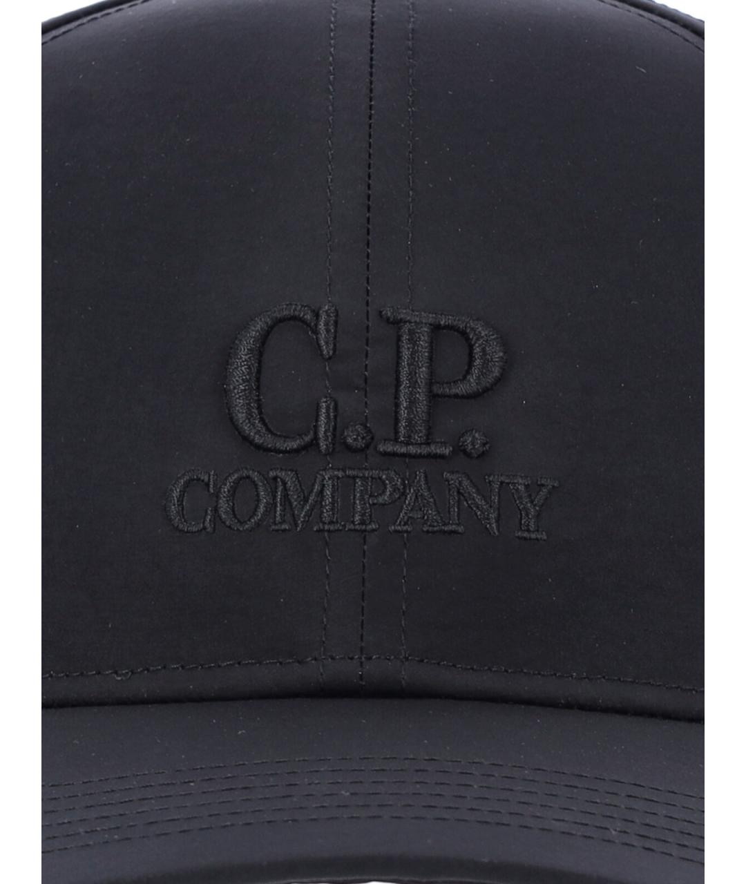 CP COMPANY Черная синтетическая кепка/бейсболка, фото 3