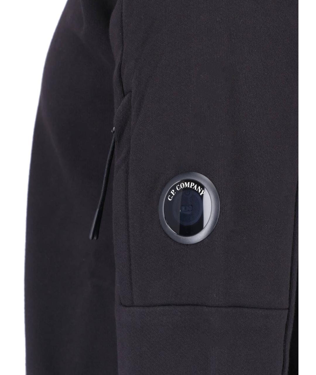 CP COMPANY Черный хлопковый джемпер / свитер, фото 3