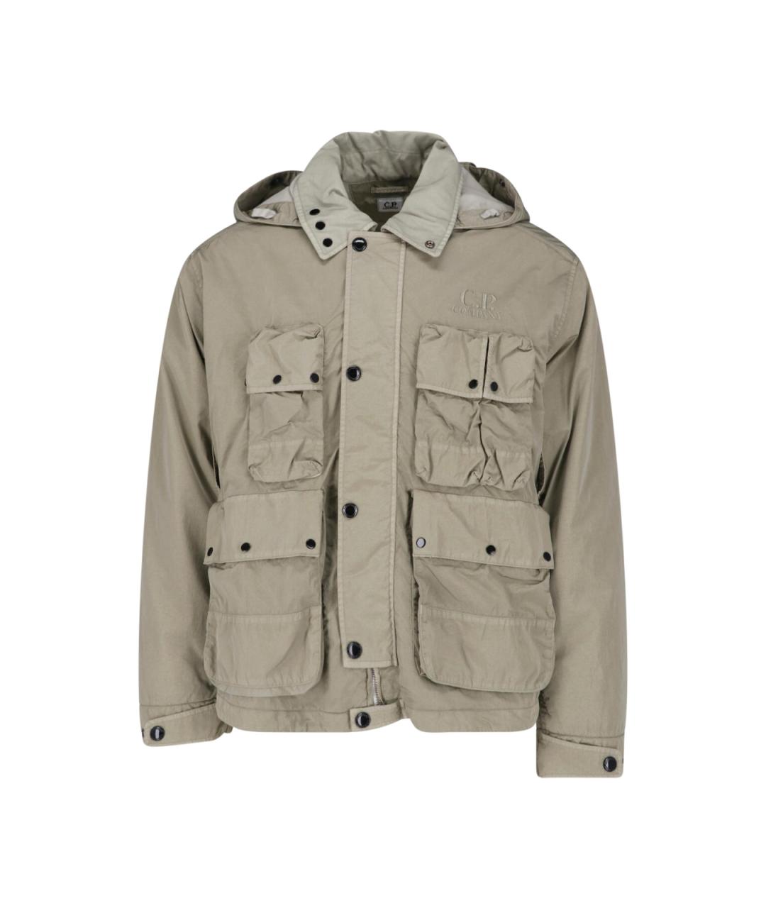 CP COMPANY Зеленая полиамидовая куртка, фото 1