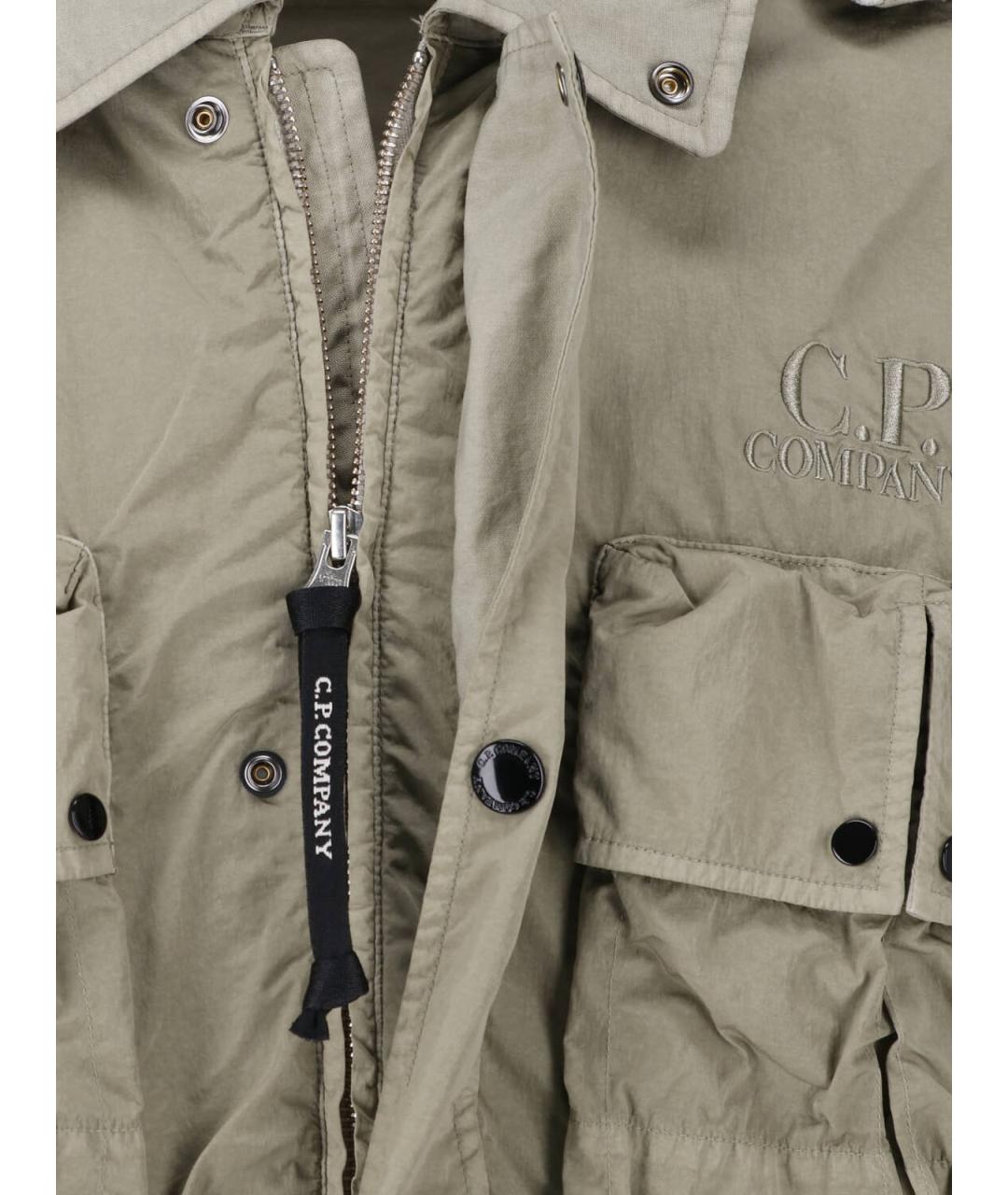 CP COMPANY Зеленая полиамидовая куртка, фото 4