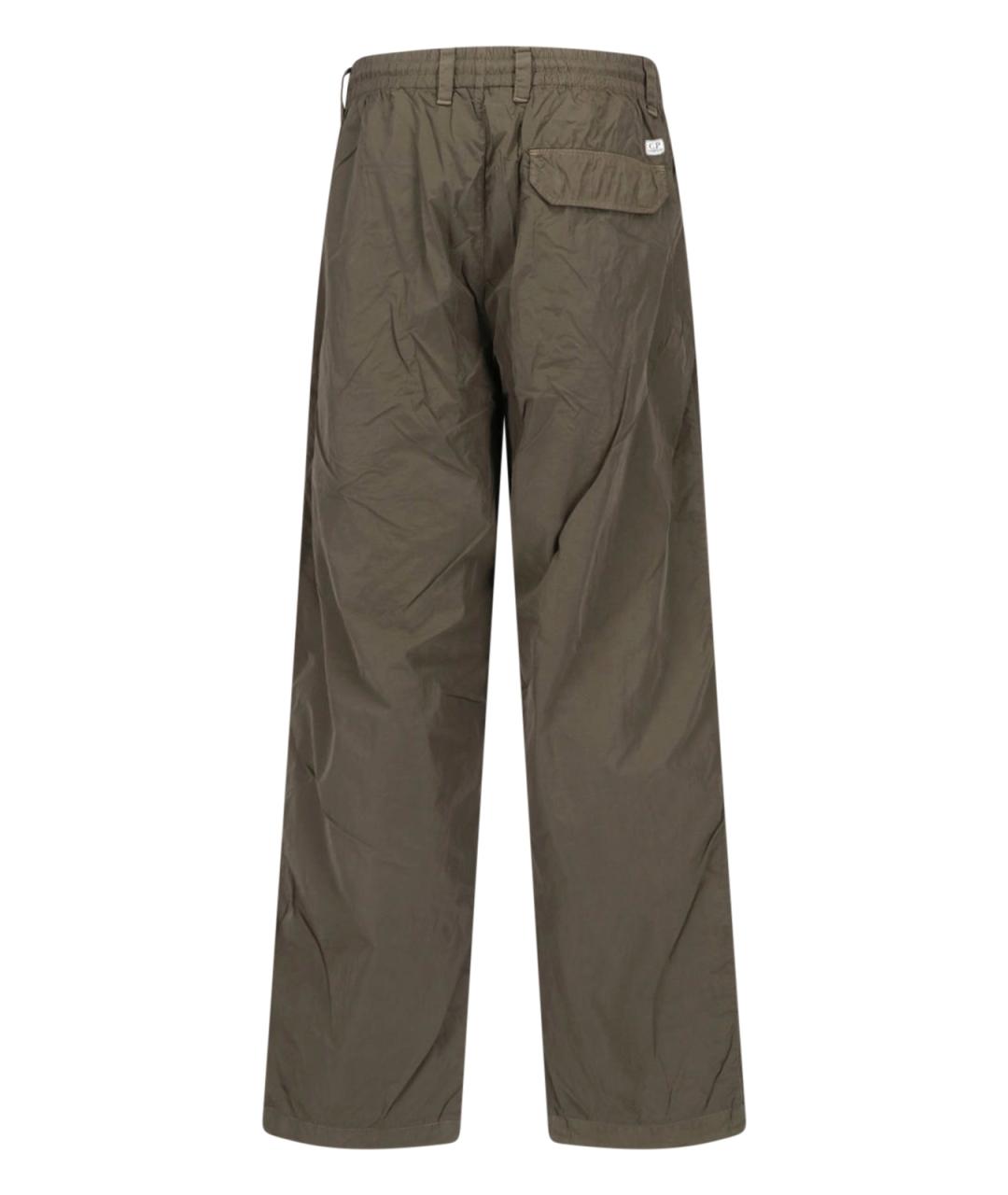 CP COMPANY Зеленые полиамидовые повседневные брюки, фото 2