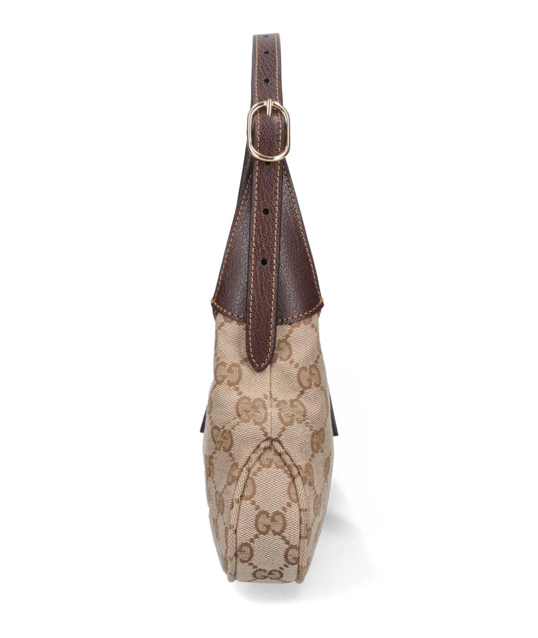 GUCCI Бежевая тканевая сумка через плечо, фото 5