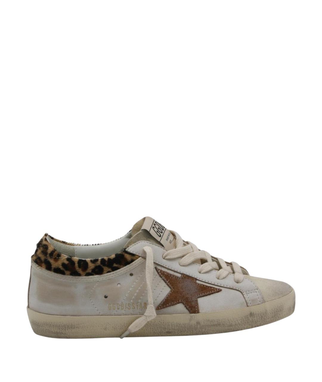 GOLDEN GOOSE Мульти кожаные кеды, фото 1