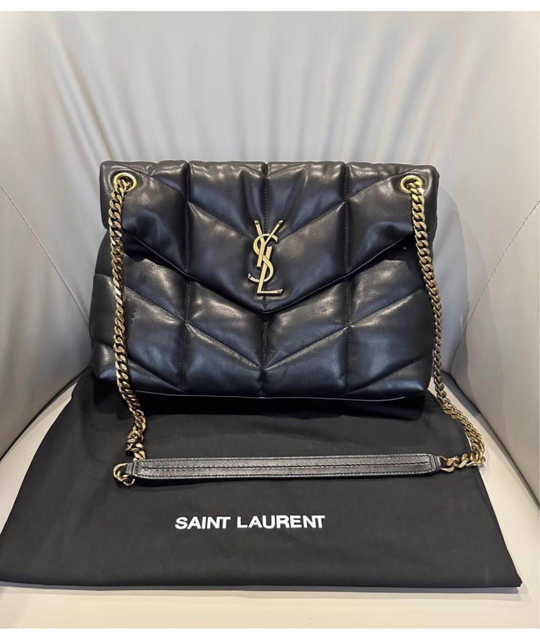 SAINT LAURENT Черная сумка через плечо, фото 4