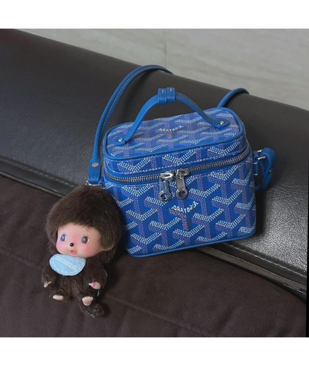 GOYARD Синяя сумка через плечо, фото 6
