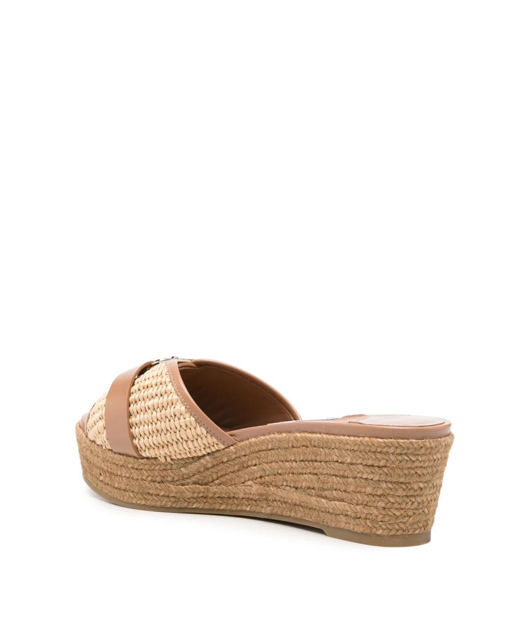 JIMMY CHOO Бежевые шлепанцы, фото 3