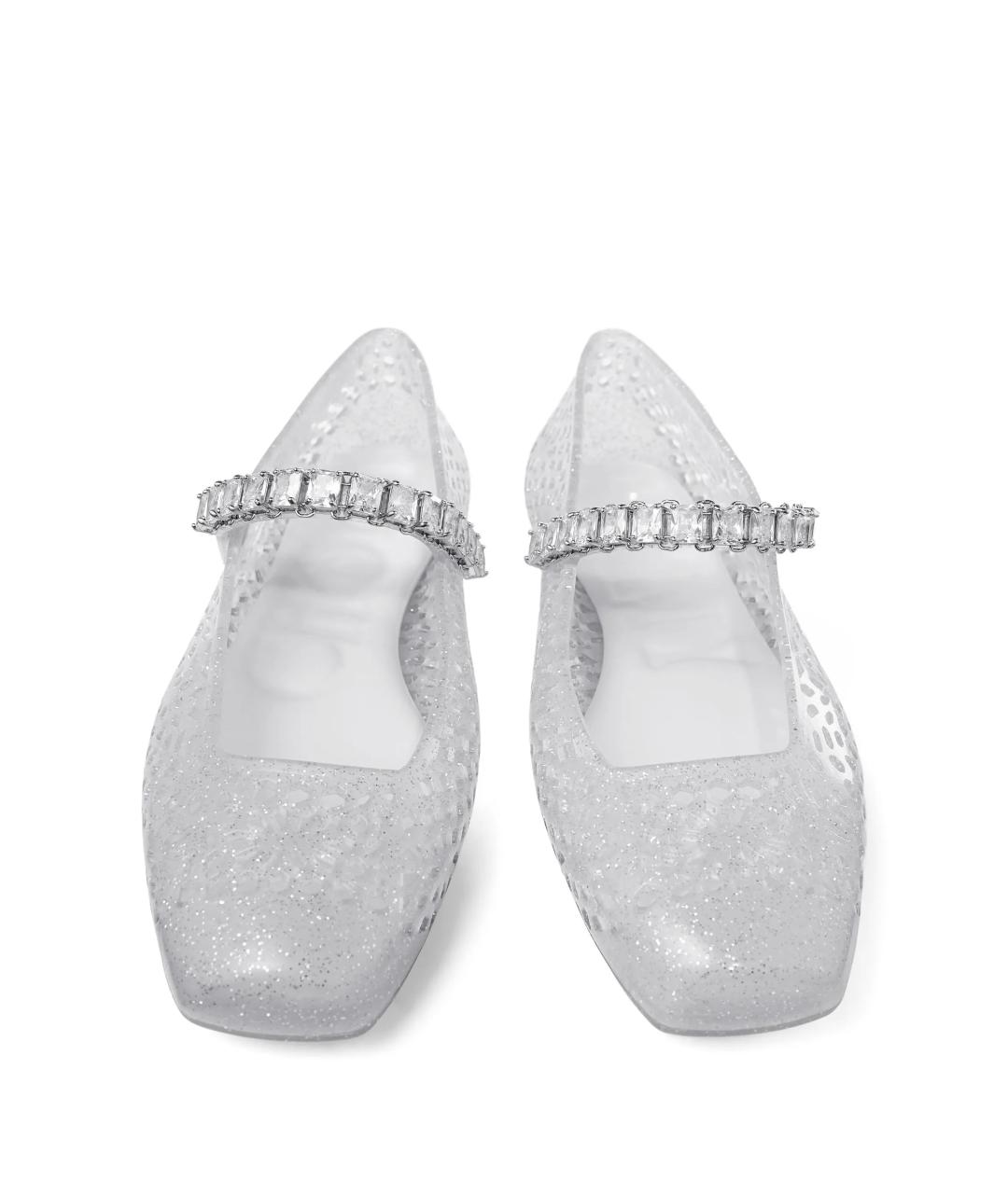 JIMMY CHOO Серые балетки, фото 4