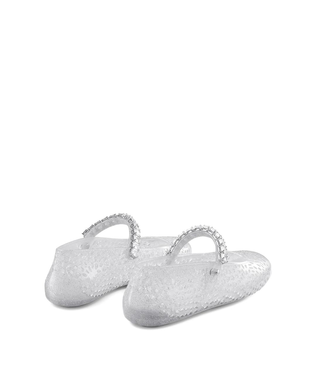 JIMMY CHOO Серые балетки, фото 3