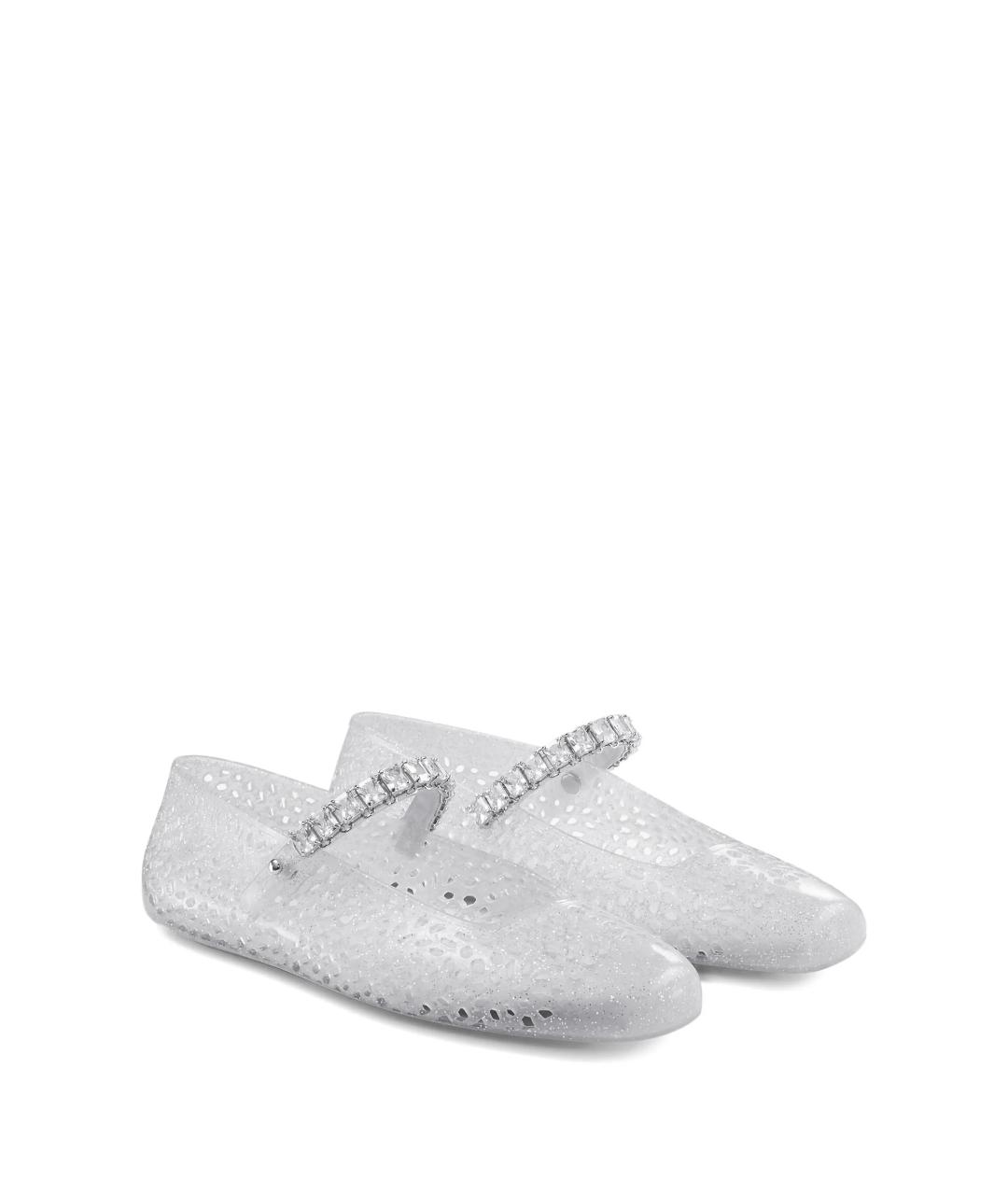 JIMMY CHOO Серые балетки, фото 2