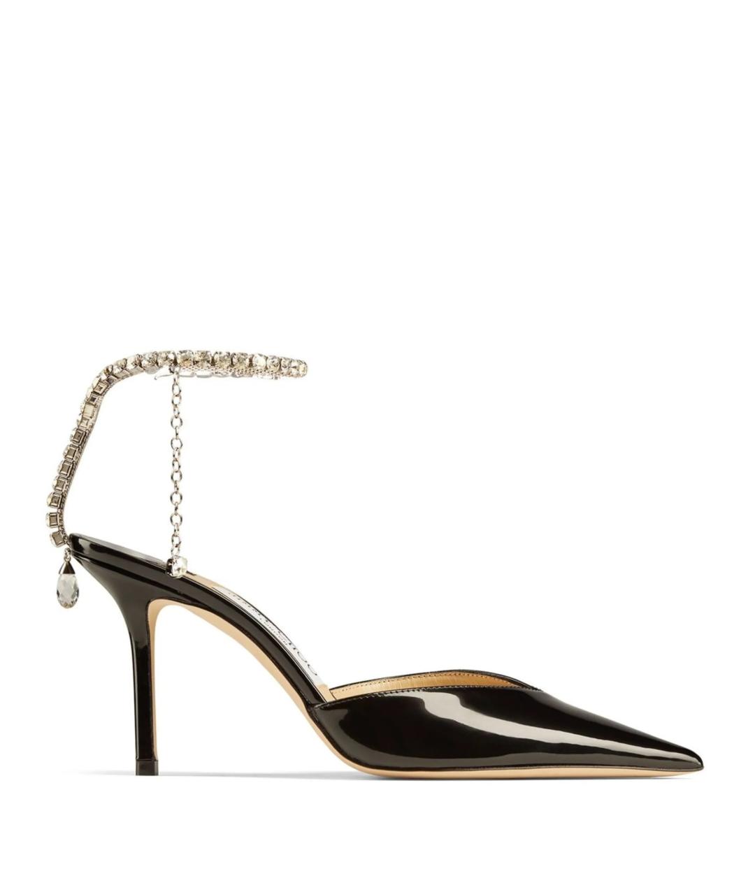 JIMMY CHOO Черные кожаные туфли, фото 1