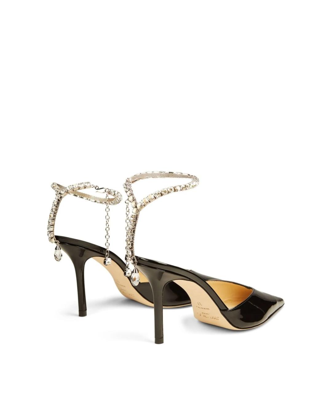 JIMMY CHOO Черные кожаные туфли, фото 3