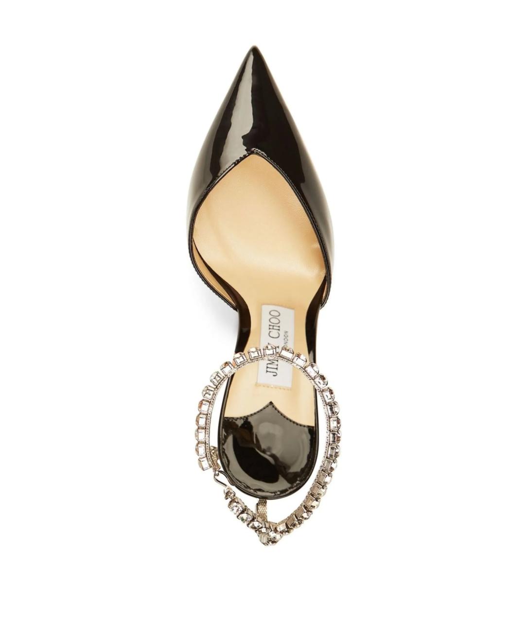 JIMMY CHOO Черные кожаные туфли, фото 4