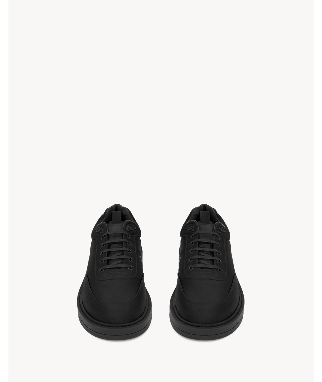 SAINT LAURENT Черные низкие кроссовки / кеды, фото 3