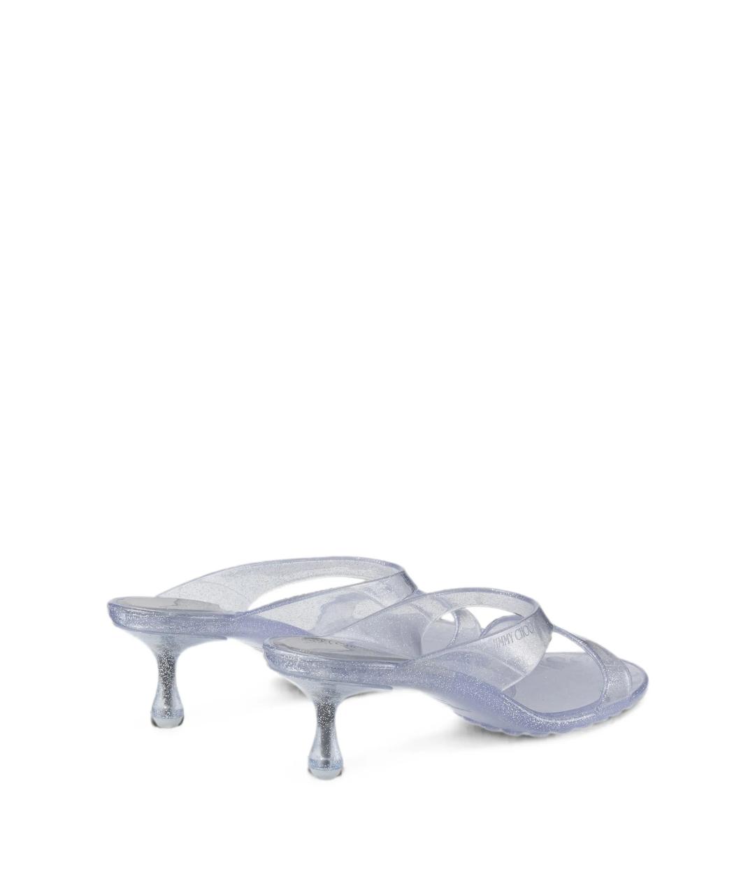 JIMMY CHOO Голубые босоножки, фото 4