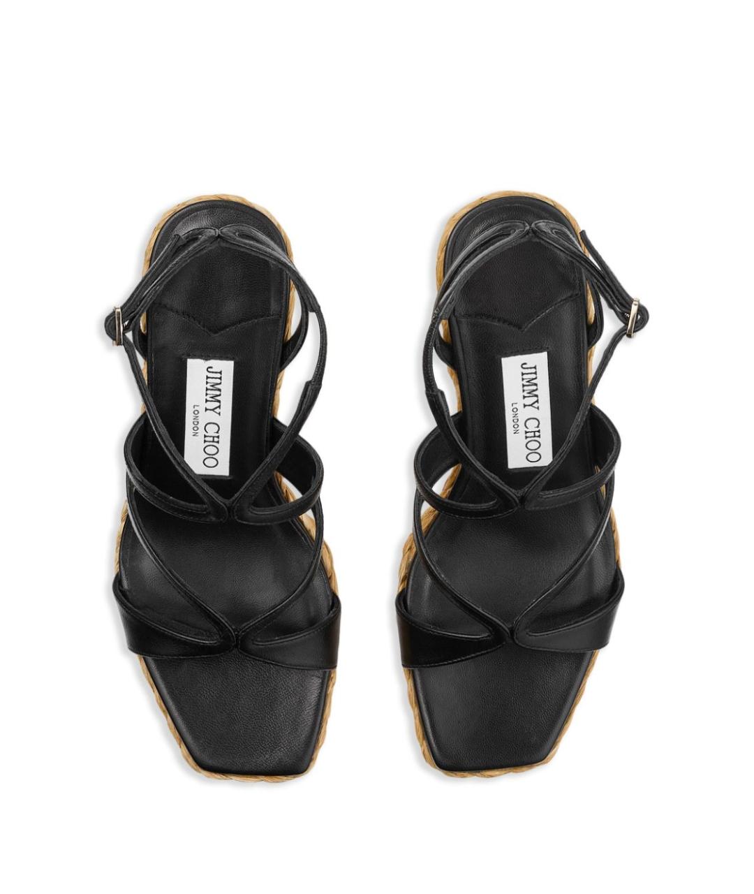 JIMMY CHOO Черные босоножки, фото 4