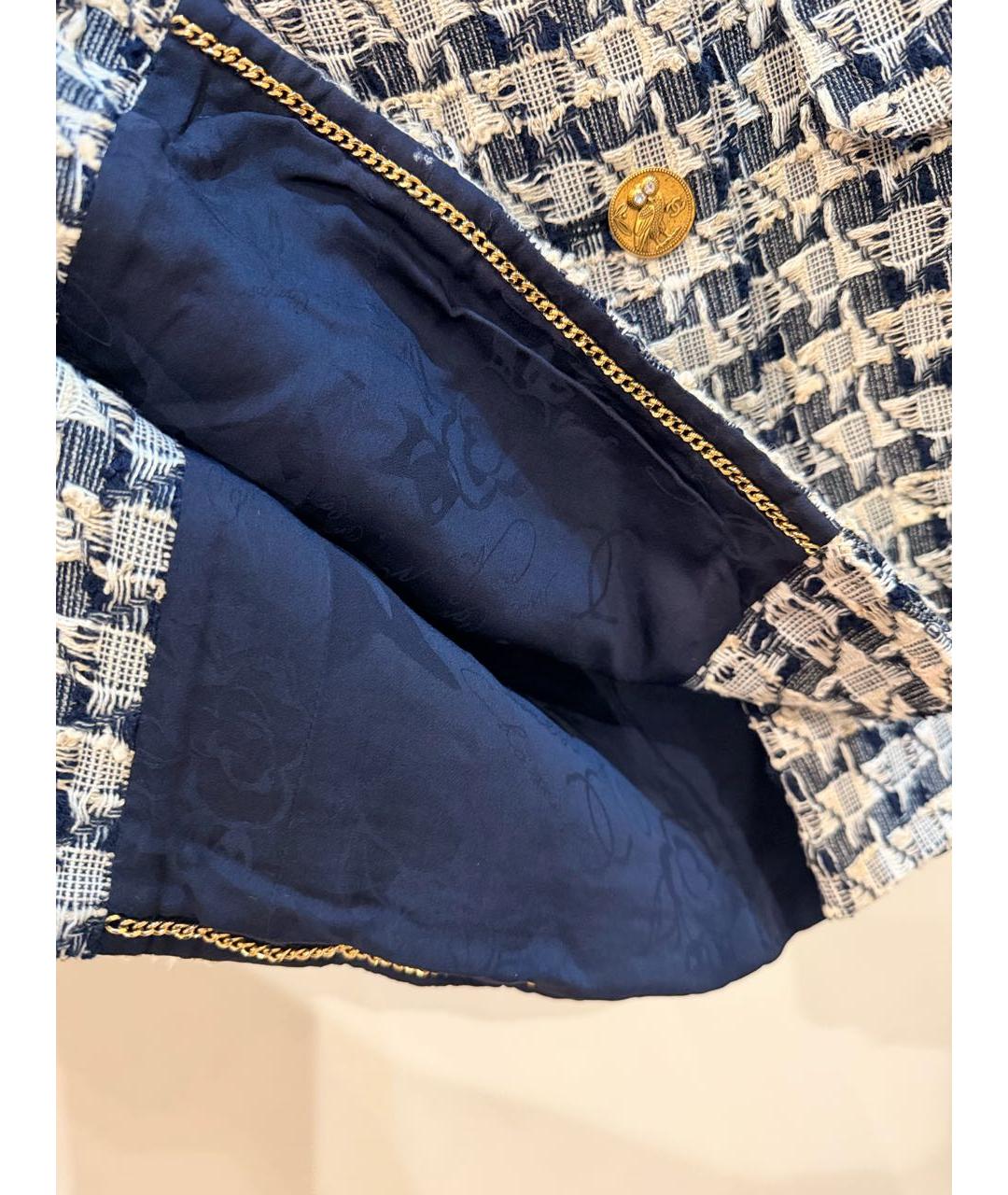 CHANEL Мульти твидовое платье, фото 8