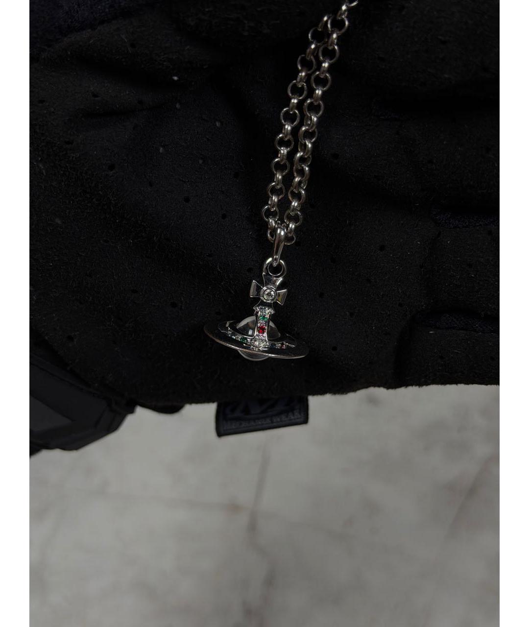 VIVIENNE WESTWOOD Серебряное металлическое колье, фото 7