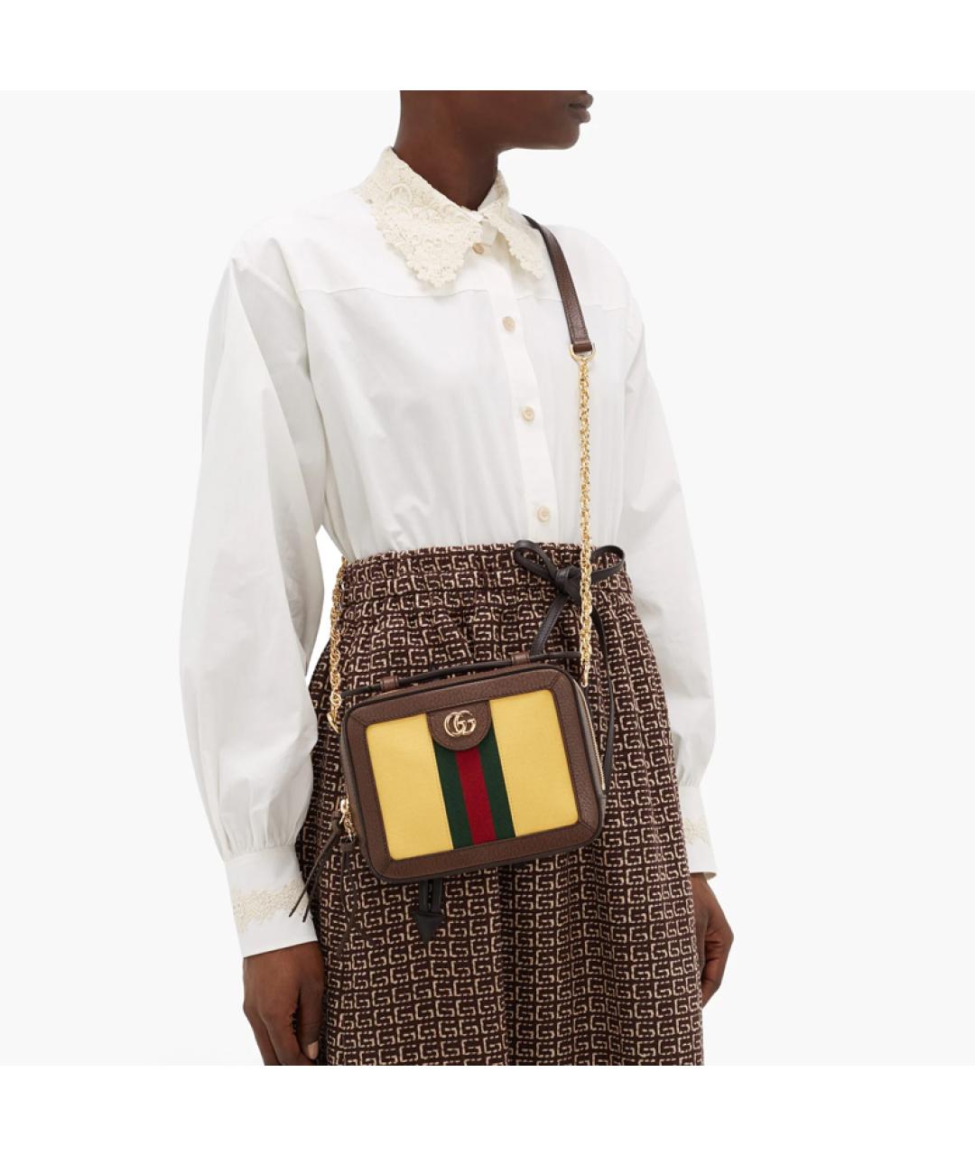 GUCCI Бежевая сумка через плечо, фото 4