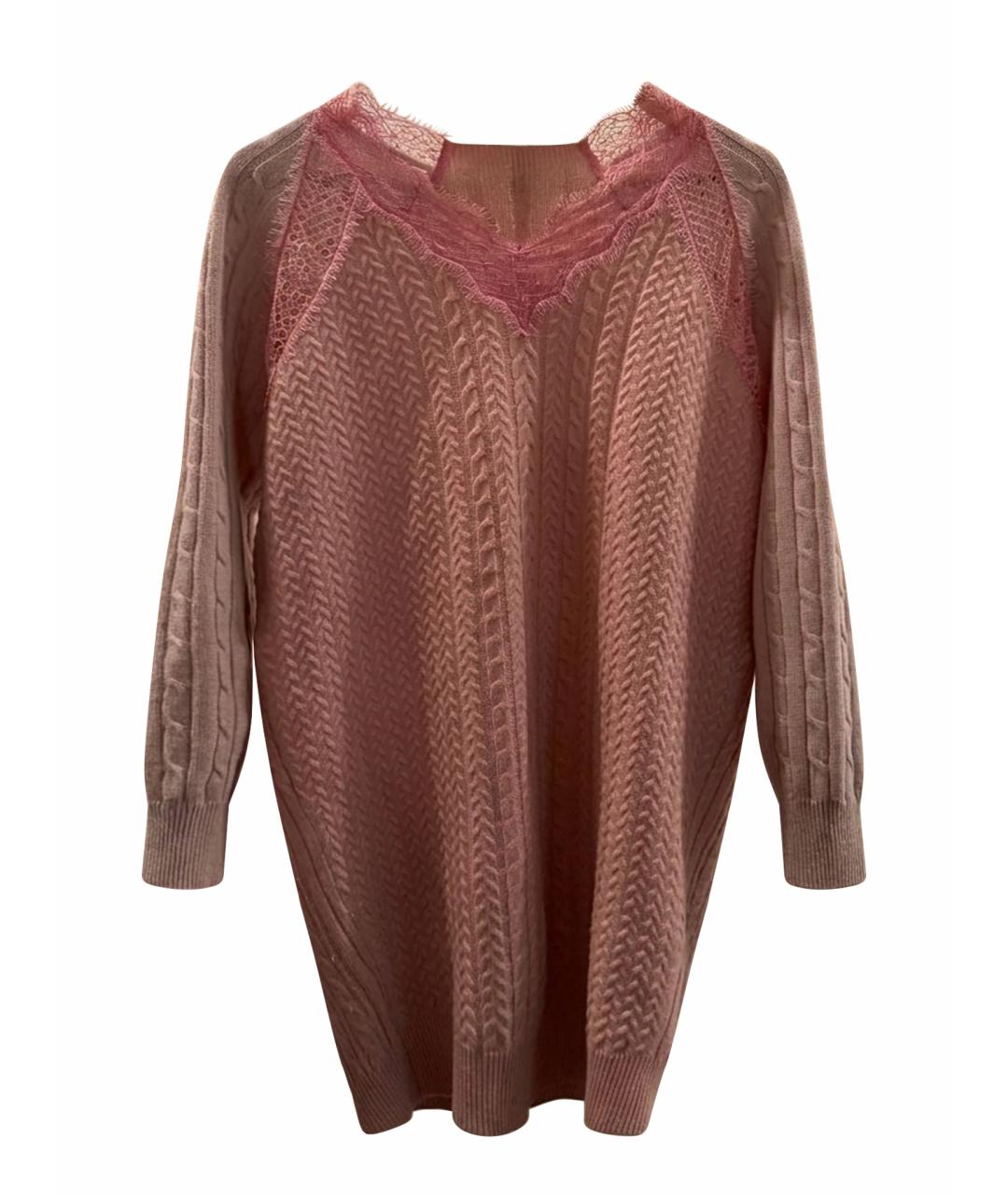 STELLA MCCARTNEY Розовое шерстяное платье, фото 1