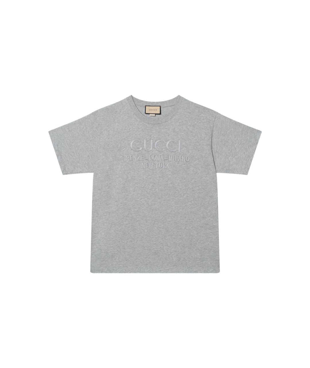 GUCCI Серая футболка, фото 6