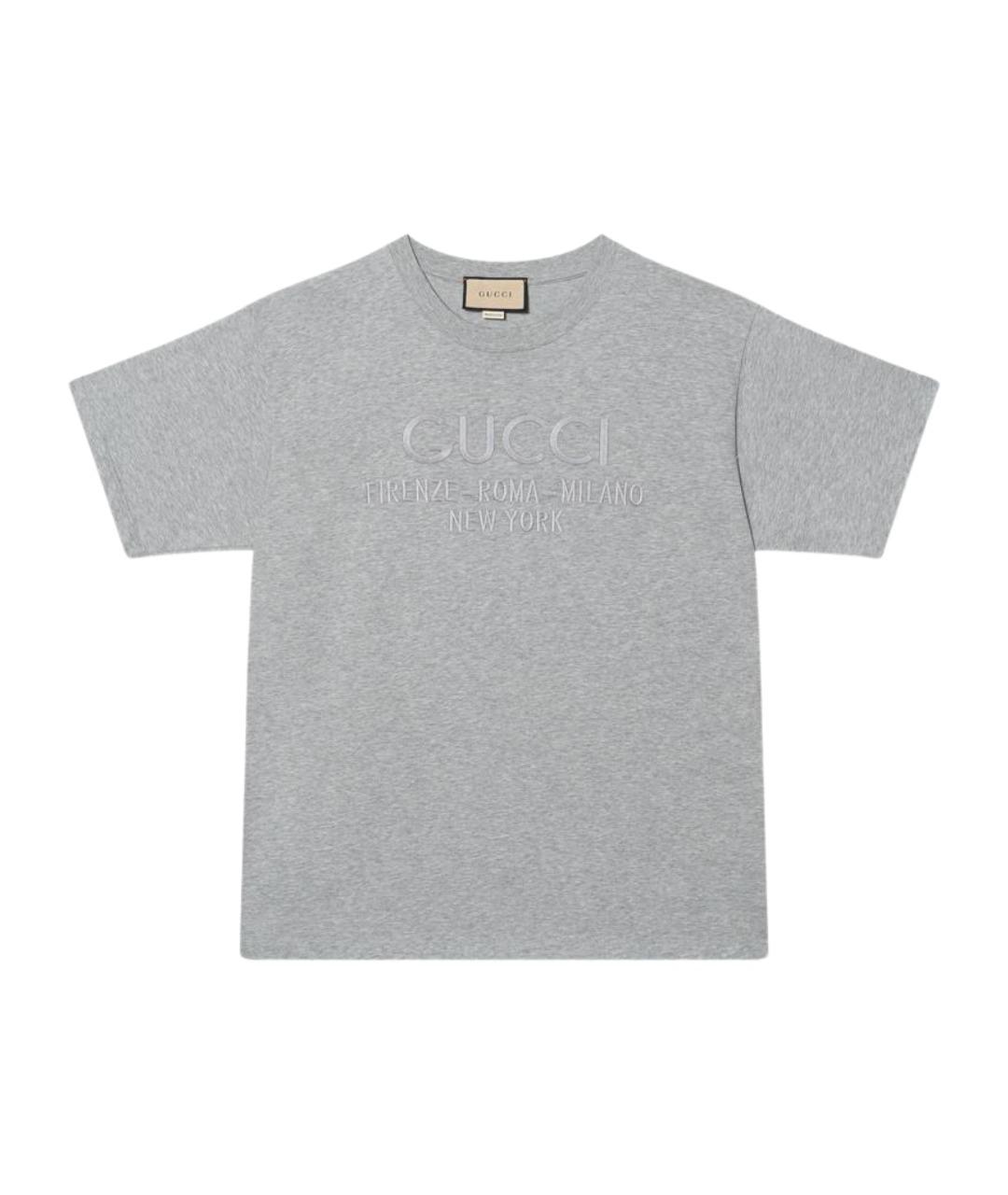 GUCCI Серая футболка, фото 1