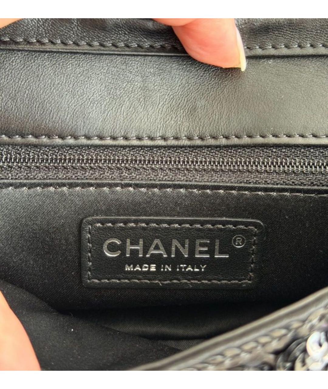 CHANEL Черная сумка через плечо, фото 2