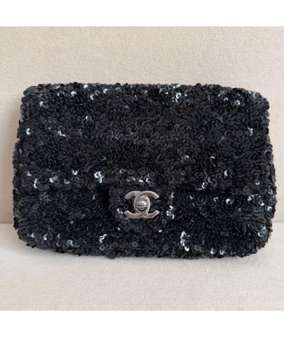 CHANEL Черная сумка через плечо, фото 9