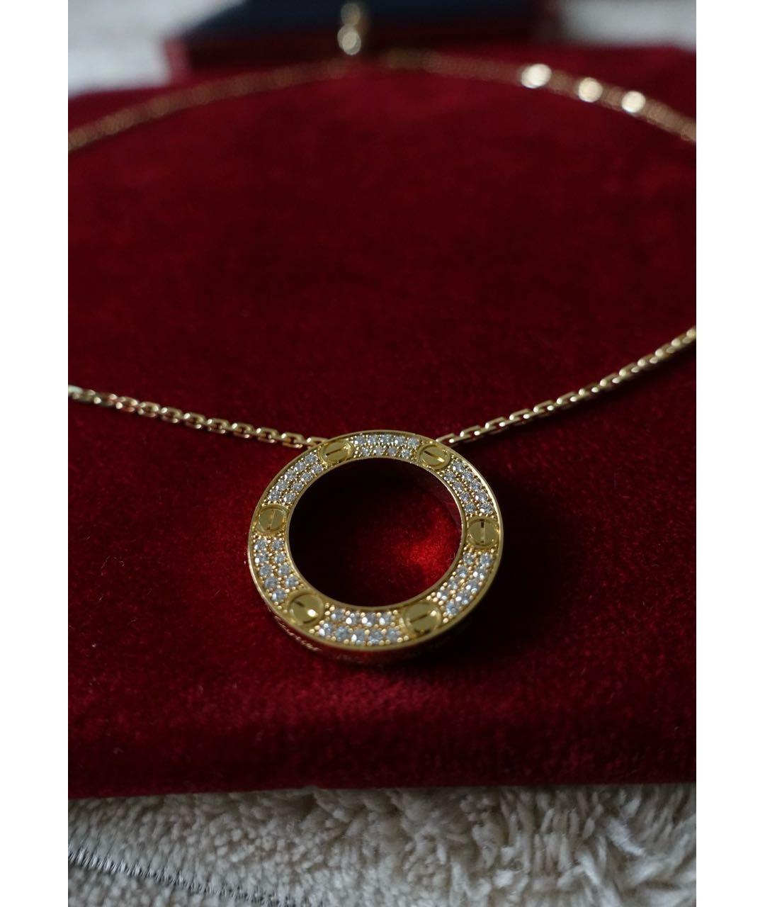 CARTIER Золотое колье из желтого золота, фото 4