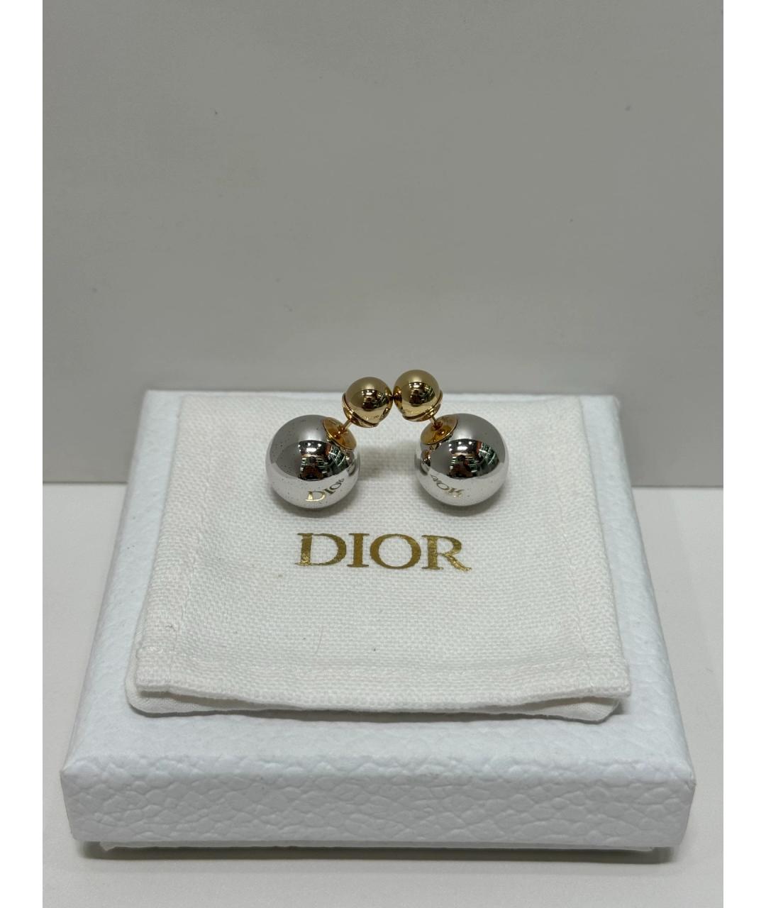 CHRISTIAN DIOR Мульти металлические серьги, фото 3