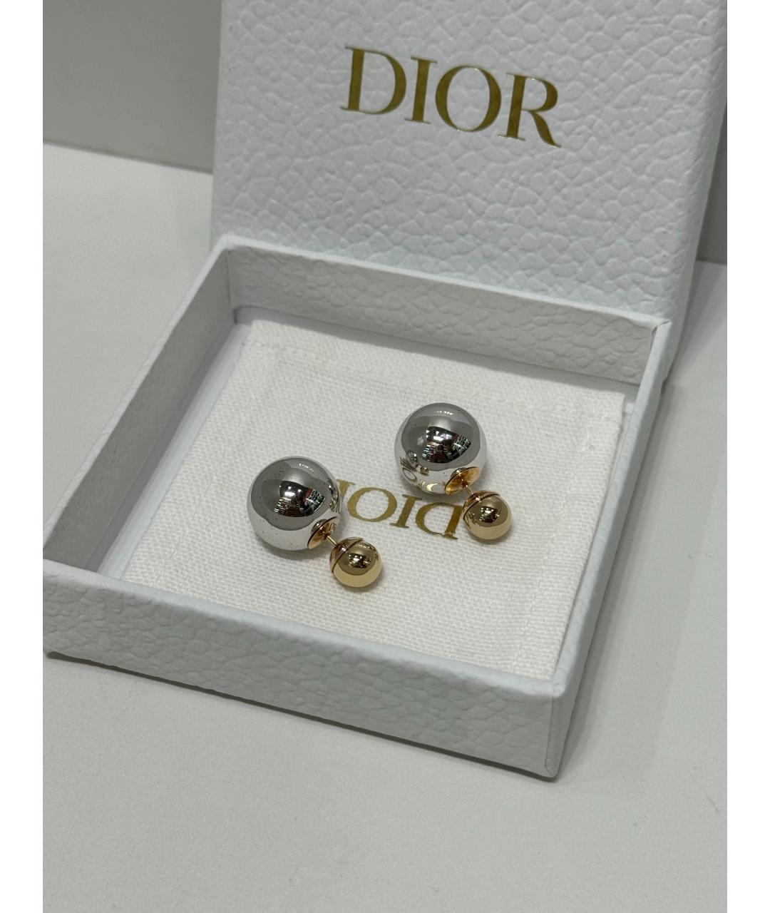 CHRISTIAN DIOR Мульти металлические серьги, фото 4