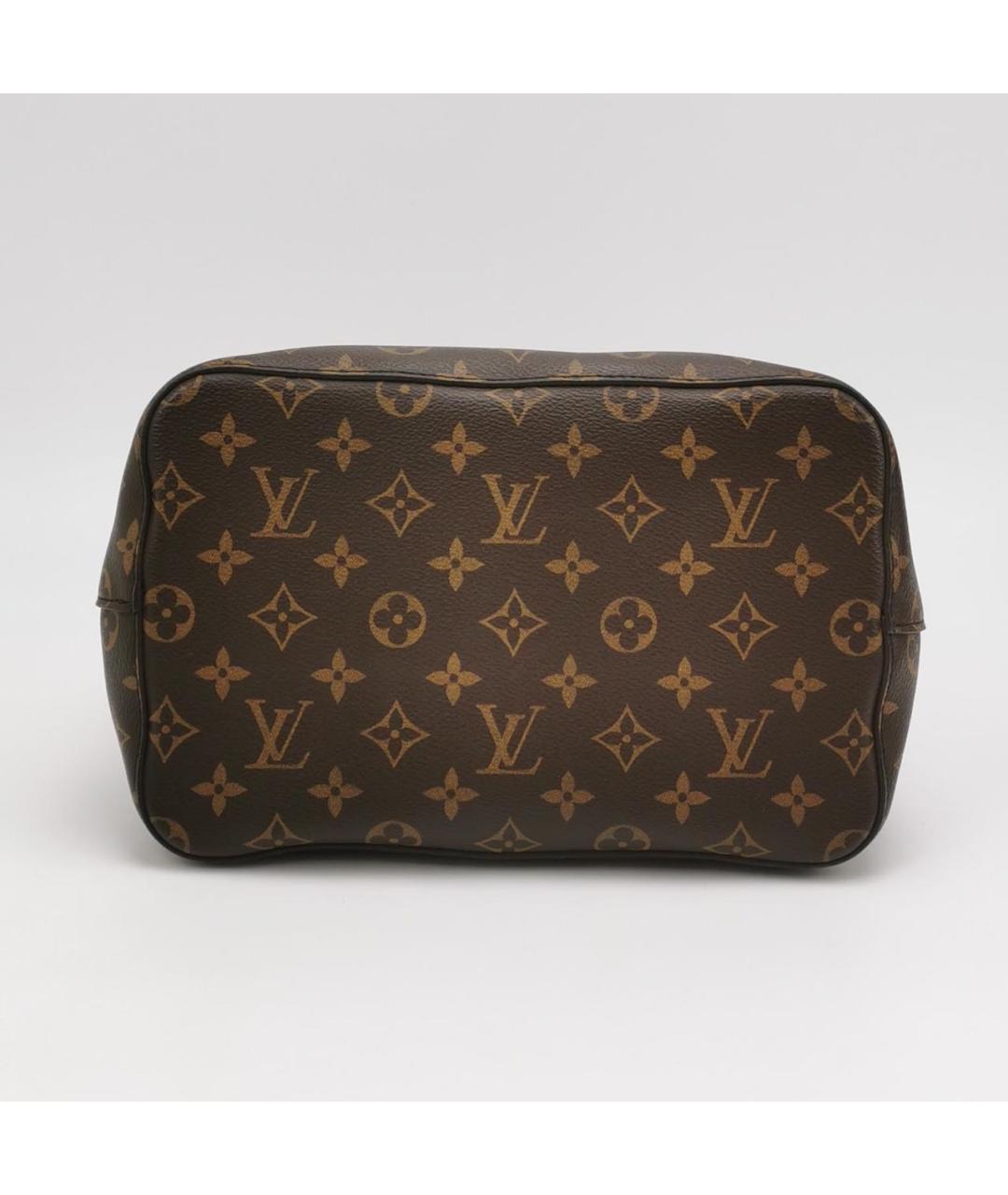 LOUIS VUITTON Коричневая кожаная сумка тоут, фото 4