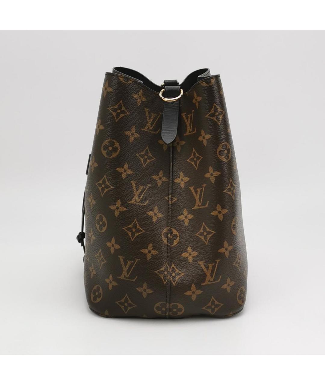 LOUIS VUITTON Коричневая кожаная сумка тоут, фото 2