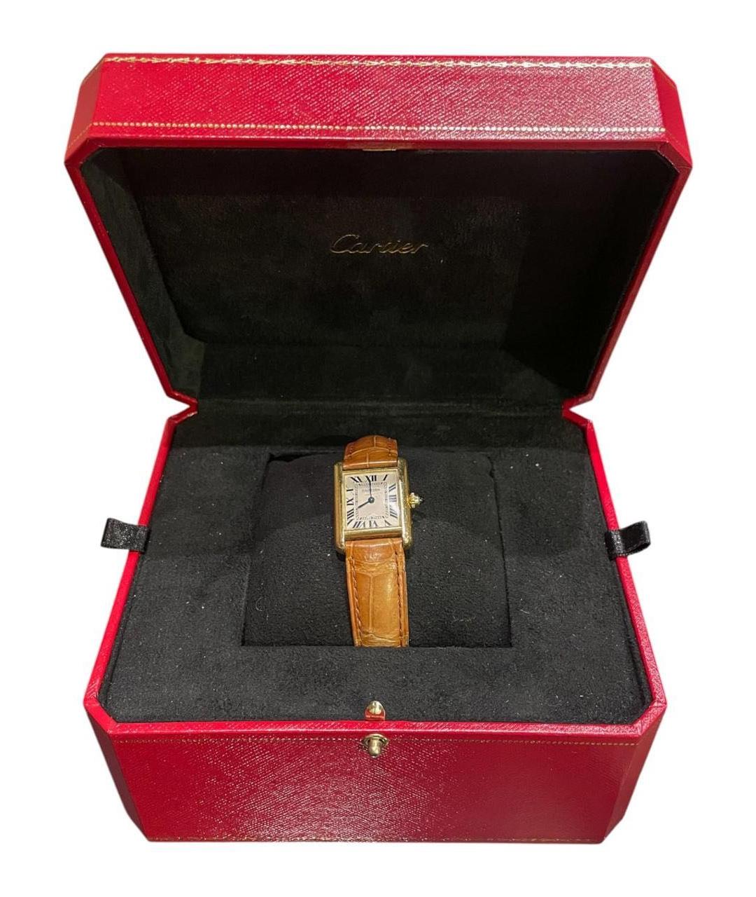 CARTIER Золотые часы, фото 2
