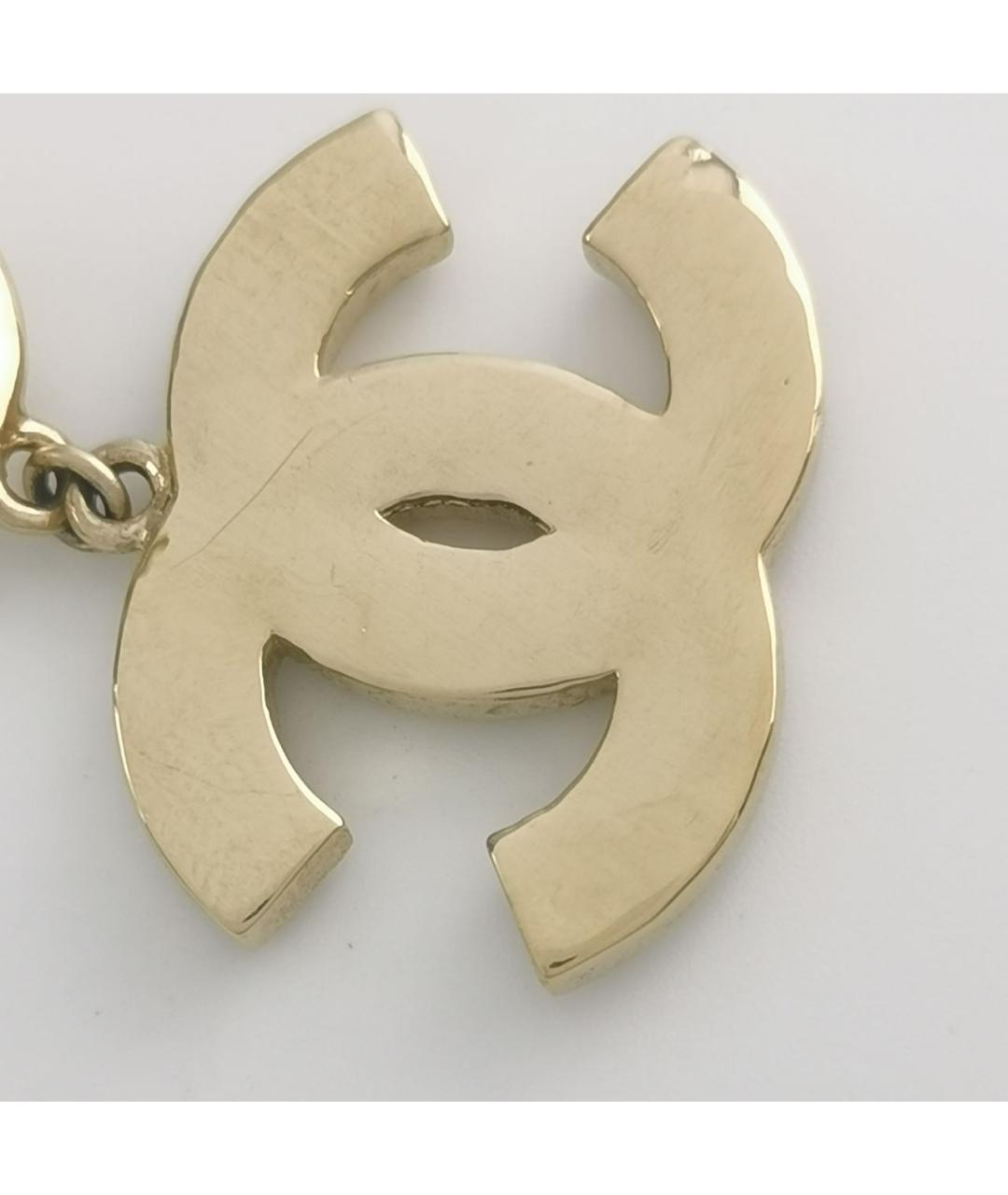 CHANEL Черные серьги, фото 4