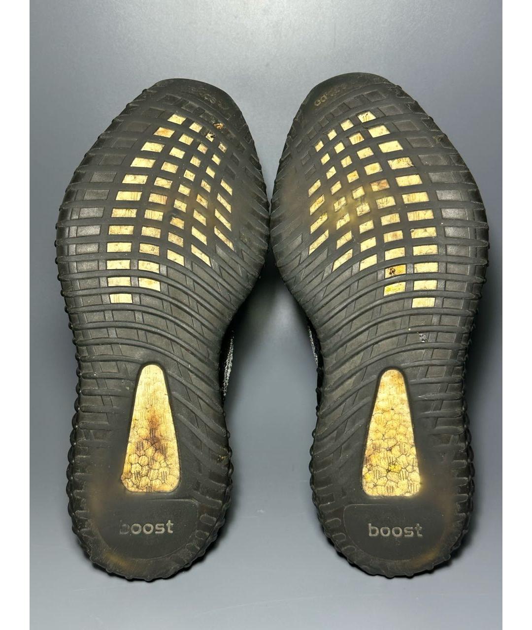 ADIDAS YEEZY Черные синтетические низкие кроссовки / кеды, фото 8